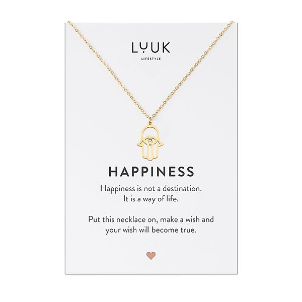 LUUK LIFESTYLE Kette mit Anhänger Hamsa günstig online kaufen