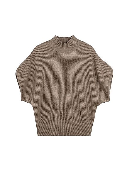 GOBI Cashmere Stricktop Kurzärmeliger Rollkragenpullover aus Kaschmir günstig online kaufen