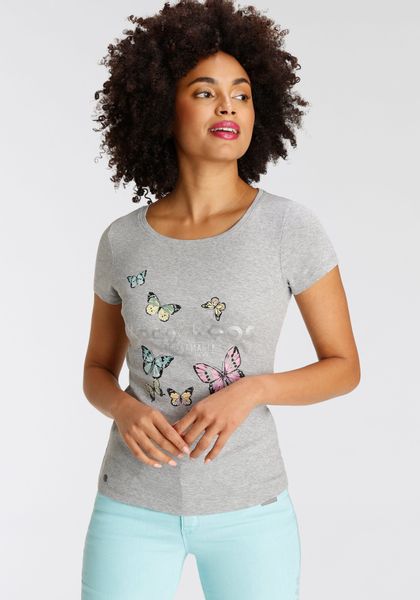 KangaROOS T-Shirt Kurzarm, körpernahe Passform, aus günstig online kaufen