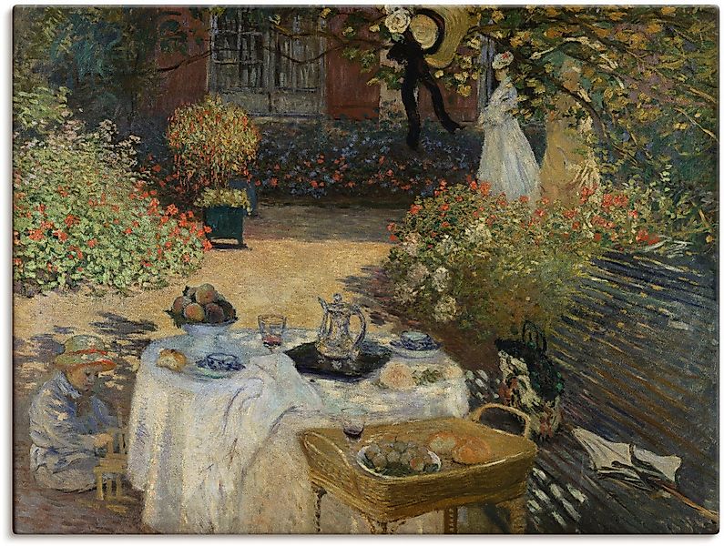 Artland Wandbild »Im Garten Claude Monets in Argenteuil«, Garten, (1 St.), günstig online kaufen