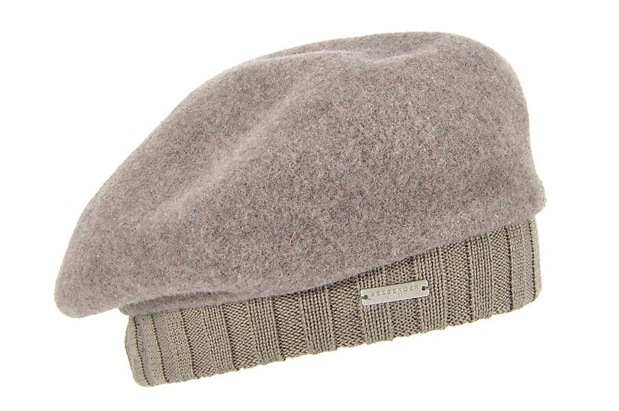 Seeberger Baskenmütze Walk Baskenmütze mit Strickbund günstig online kaufen