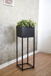 VIVANNO Blumentopf pulverbeschichtetes Stahlblech ELEVATE SQUARE günstig online kaufen