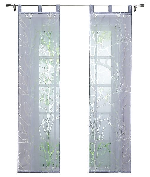 Joyswahl Schiebegardine (2 St), Schlaufen, halbtransparent, 2er Set, Voile, günstig online kaufen