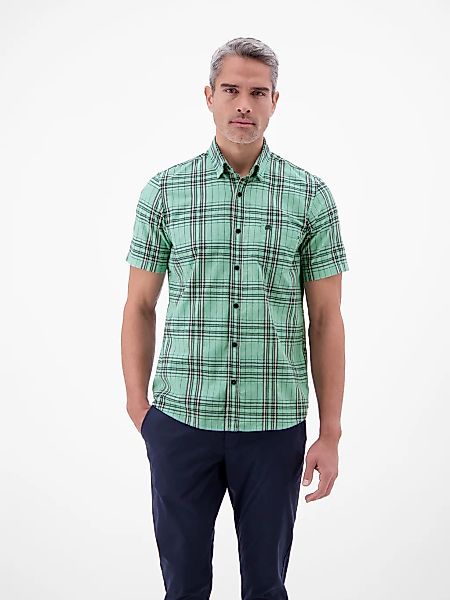 LERROS Karohemd "Herren 1/2 Hemd kariert in Strukturqualität" günstig online kaufen