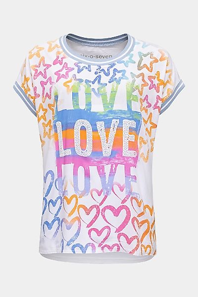 six-o-seven T-Shirt Six-o-seven T-Shirt mit plakativem günstig online kaufen