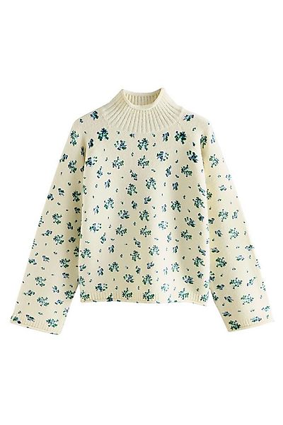 Next Strickpullover Strickpullover mit Trichterkragen (1-tlg) günstig online kaufen