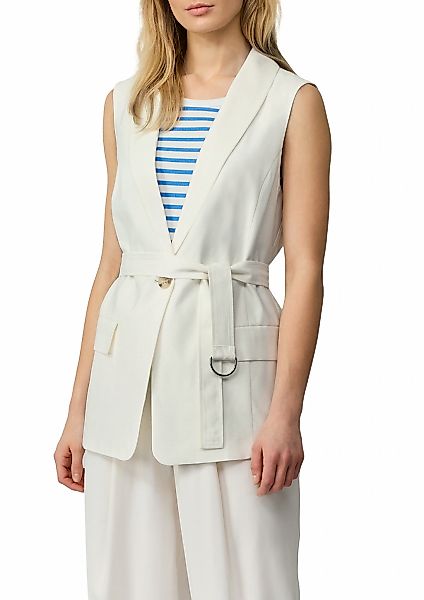 s.Oliver Longweste, mit Twill-Struktur günstig online kaufen