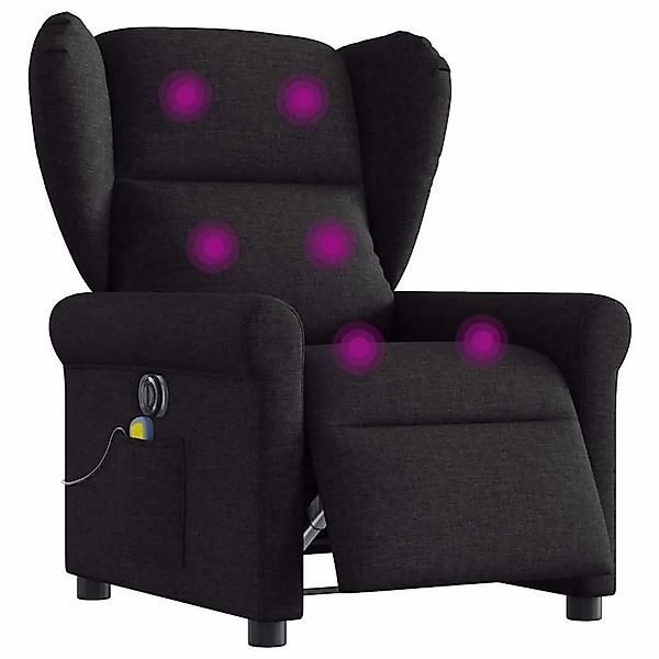 vidaXL Massagesessel Elektrisch Schwarz Stoff 3303366 günstig online kaufen