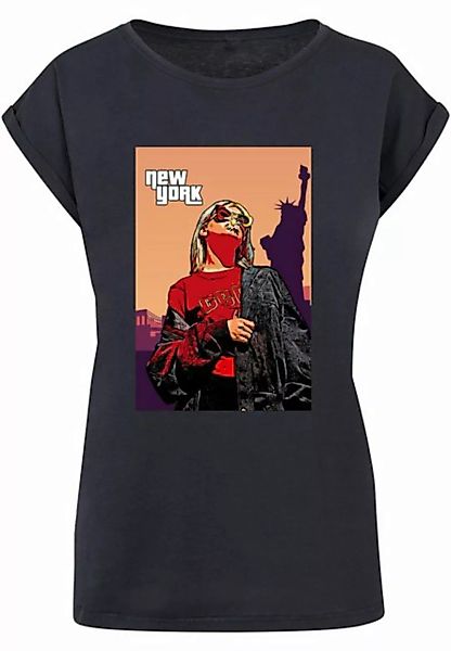 Merchcode T-Shirt Merchcode Damen Laides Grand New York Extended Shoulder T günstig online kaufen