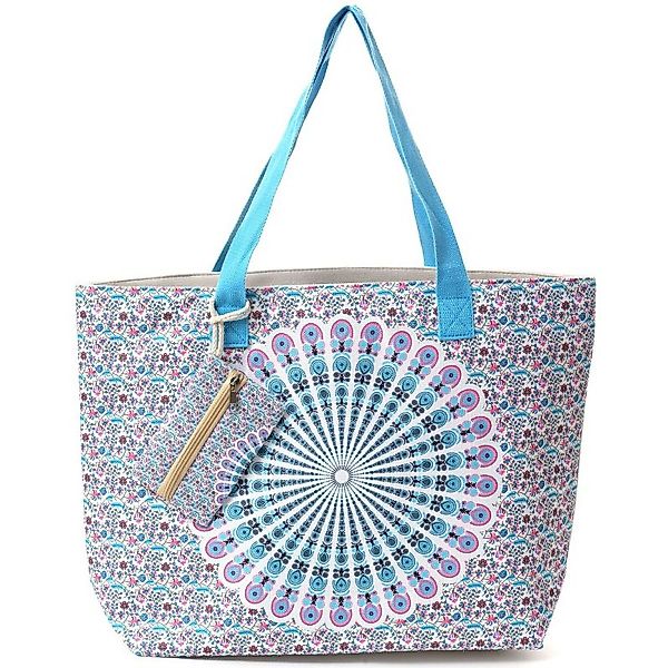 KARMA Strandtasche Strandtasche Damen groß Rosa günstig online kaufen