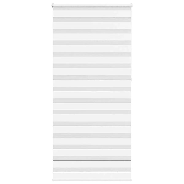 vidaXL Doppelrollo Weiß 95x230 cm Stoffbreite 90,9 cm Polyester 4014806 günstig online kaufen