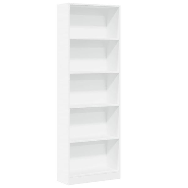 vidaXL Bücherregal Bücherregal Weiß 60x24x176 cm günstig online kaufen