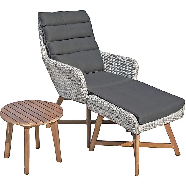 Garden Pleasure Garten-Essgruppe "CALVIA" Set, 3 Stk. tlg. günstig online kaufen