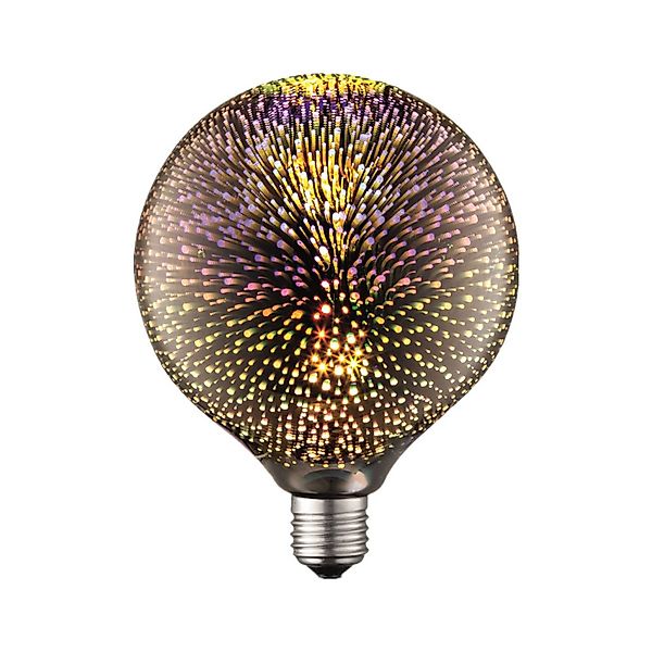 Lucande LED-Lampe E27 Ø 12,5cm 4W 3D Feuerwerk günstig online kaufen