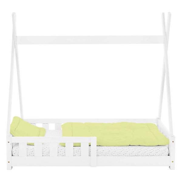 ML-DESIGN Spielbett Hausbett Tipi Zeltbett inkl. Lattenrost Bodenbett Kinde günstig online kaufen