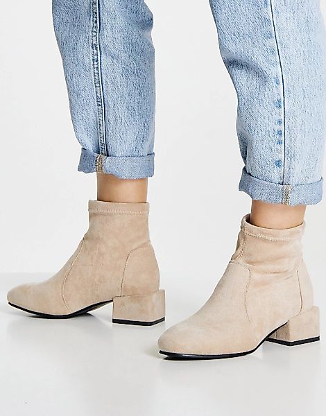 BEBO – Finley – Hohe Ankle-Boots in der Farbe Stein-Neutral günstig online kaufen