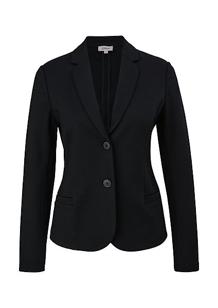 s.Oliver Jerseyblazer (1-tlg) kurz, mit Knöpfen, günstig online kaufen