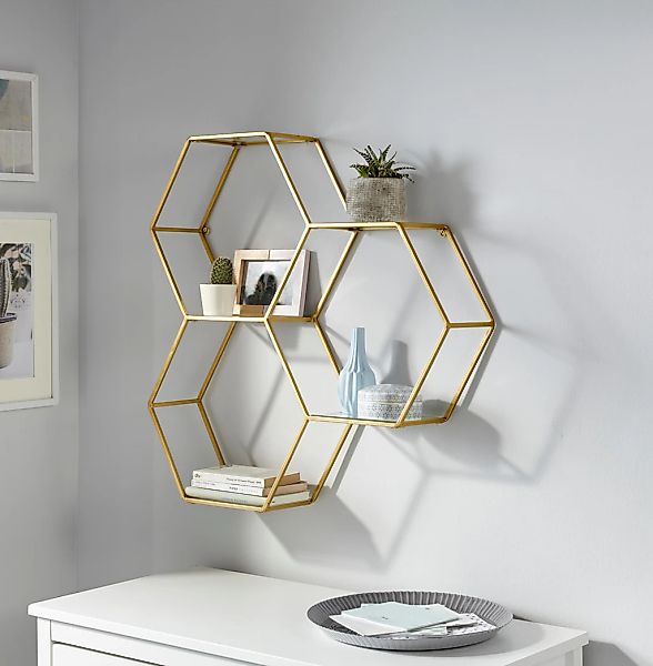 OTTO home Deko-Wandregal "Lenia" Elegant, Schwarz günstig online kaufen