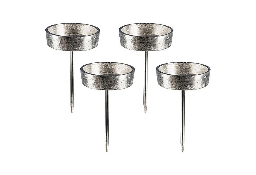 naninoa GmbH Adventsleuchter Aluminium Kerzenpick 4er Set, Kerzenhalter Ker günstig online kaufen