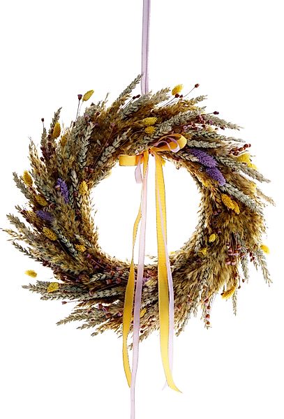 CreaFlor Home Dekokranz Trockenblumen Kranz, Naturmaterialien, günstig online kaufen