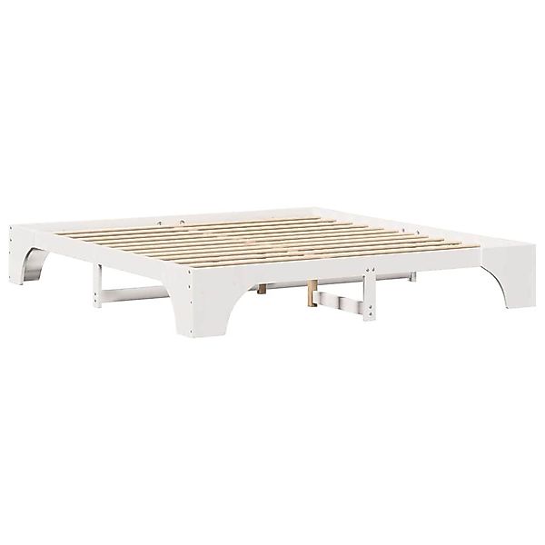 vidaXL Bett Bettgestell Weiß 200 x günstig online kaufen