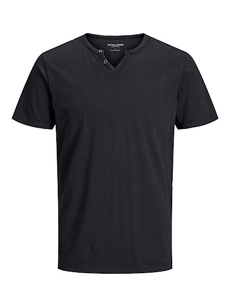 Jack & Jones Herren Rundhals T-Shirt JJESPLIT - Slim Fit günstig online kaufen