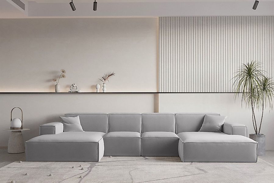 Fun Möbel Wohnlandschaft U-Form CELES PREMIUM günstig online kaufen