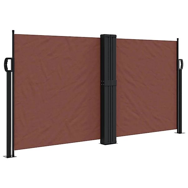 furnicato Seitenmarkise Ausziehbar Braun 120x1200 cm günstig online kaufen