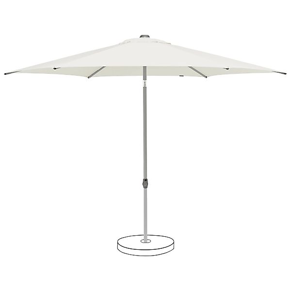 Suncomfort by Glatz Marktschirm Sand mit Handöffner günstig online kaufen
