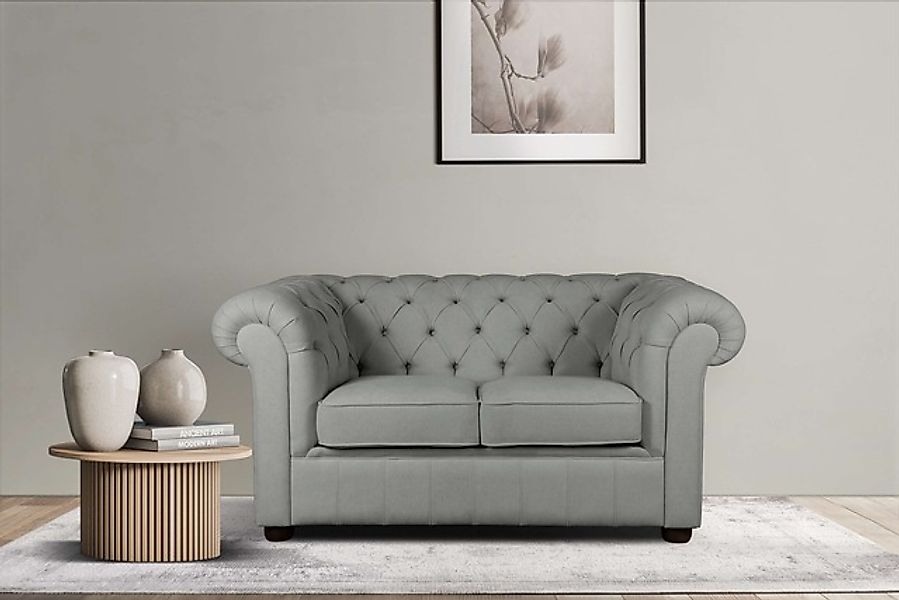 Home affaire 2-Sitzer »CHARENTE, Chesterfield-Sofa, Wellenfederung, Maße: B günstig online kaufen