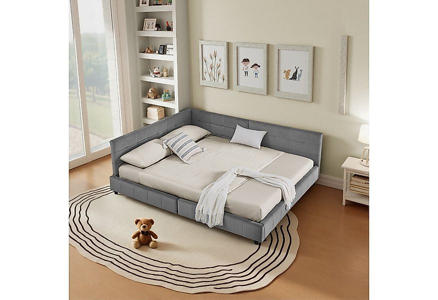 HAUSS SPOLE Schlafsofa 160×200 Polsterbett ohne Matratze Jugendbett mit hoh günstig online kaufen