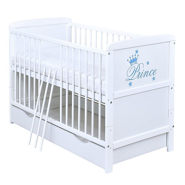Baby-Delux Babybett Natalie Prince Bettkasten, Kinderbett günstig online kaufen
