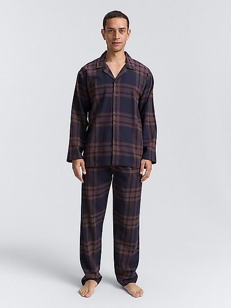 TOM TAILOR Pyjama Unterwäsche (2 tlg) Pyjama-Set mit Karomuster günstig online kaufen
