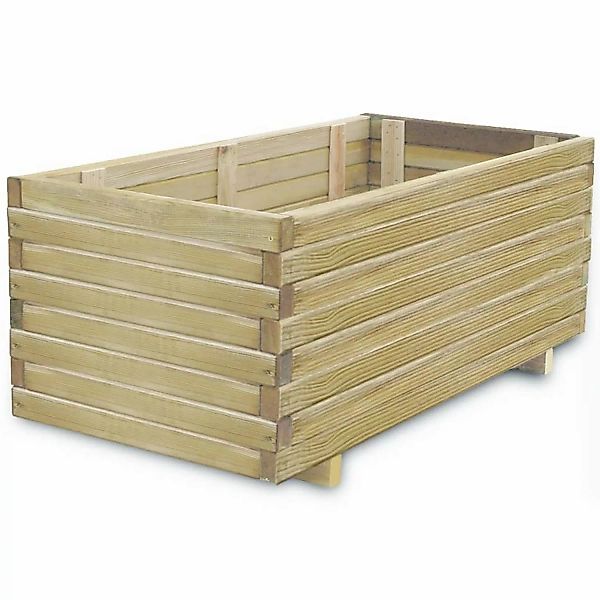 vidaXL Hochbeet 100x50x40 cm Holz Rechteckig 654905 günstig online kaufen