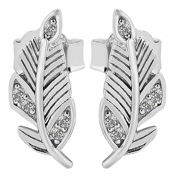 Adelia´s Paar Ohrhänger "Damen Ohrringe – Ohrstecker aus 925 Silber mit Zir günstig online kaufen