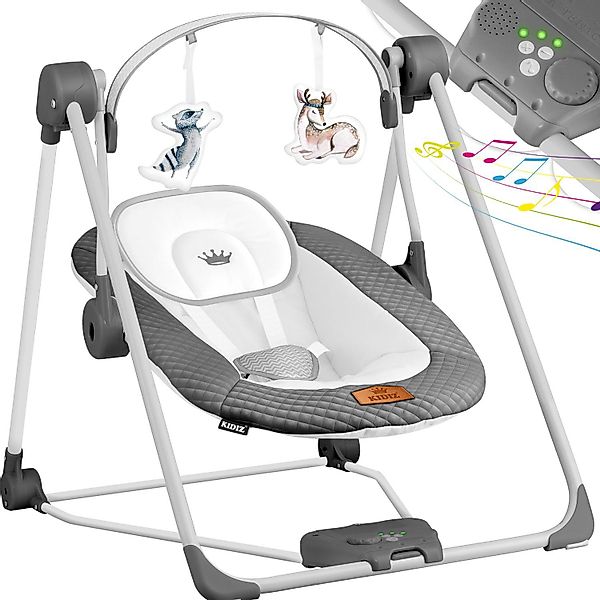 KIDIZ Babywippe, Babywippe Babyschaukel mit Geschwindigkeitseinstellungen günstig online kaufen