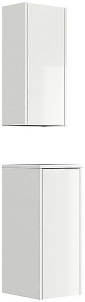 Magnolia Home Midischrank Badschrank 2er Set Taifun zur Wandmontage weiß Hg günstig online kaufen