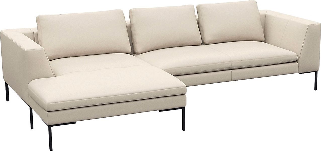FLEXLUX Ecksofa »Loano, toller Sitzkomfort, L-Form«, modernes Sofa, frei im günstig online kaufen