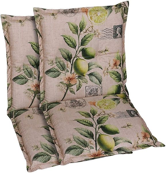 GO-DE Sesselauflage, (Spar-Set, 2 St), Lemon sand - Maße BxLxH ca.: 50 cm x günstig online kaufen