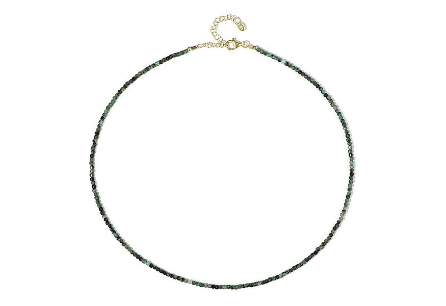 Cavill Silberkette Sambische Smaragd-Halskette aus vergoldetem Silber (1-tl günstig online kaufen