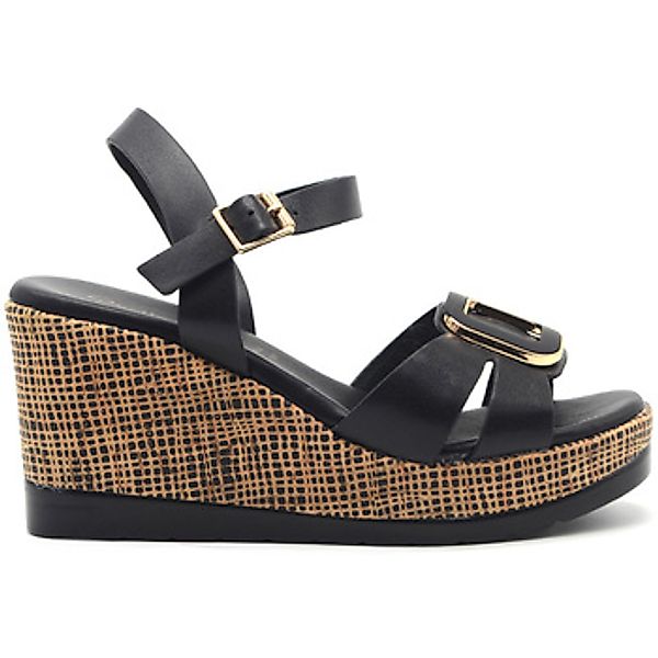 Quuio  Sandalen sandalo in pelle con zeppa günstig online kaufen