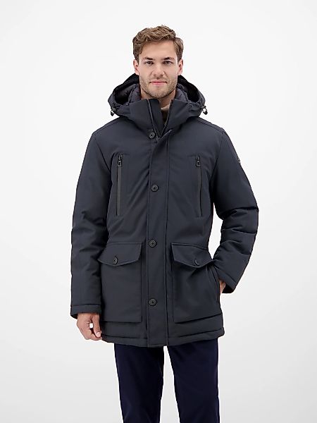 LERROS Steppjacke "LERROS Herren-Parka in Twillstruktur", mit Kapuze, Wasse günstig online kaufen