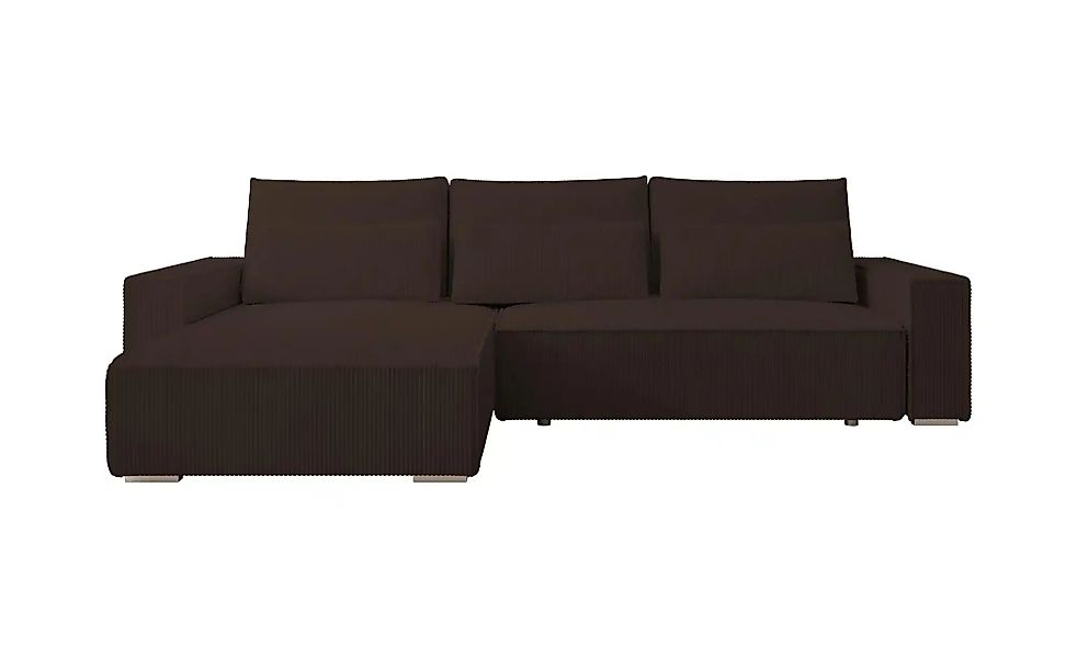 Ecksofa  Alice ¦ braun ¦ Maße (cm): B: 289 H: 80 Polstermöbel > Sofas > 3-S günstig online kaufen