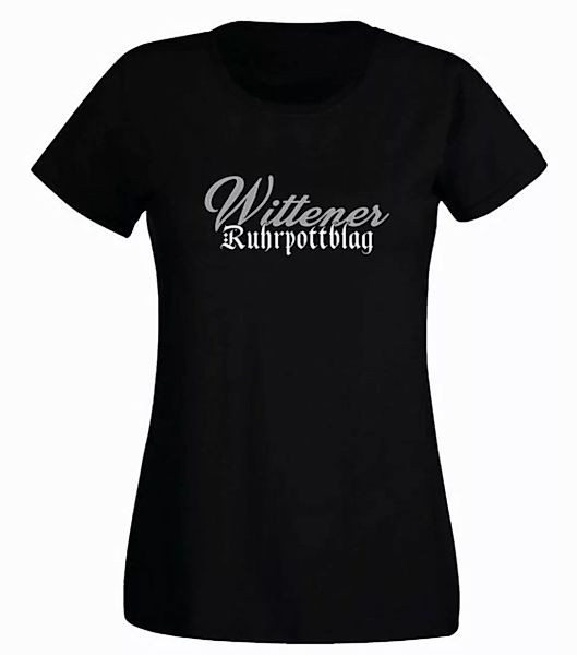 G-graphics T-Shirt Wittener Ruhrpottblag Slim-fit Damen T-Shirt mit Ruhrgeb günstig online kaufen