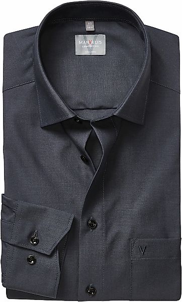 MARVELIS Langarmhemd Businesshemd, comfort fit, New-Kentkragen günstig online kaufen