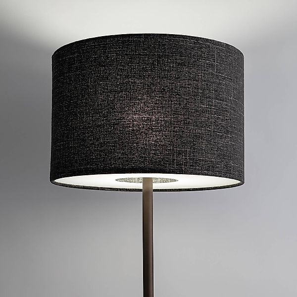 Stehleuchte Amarela, schwarz Melange, Textil, E27 günstig online kaufen