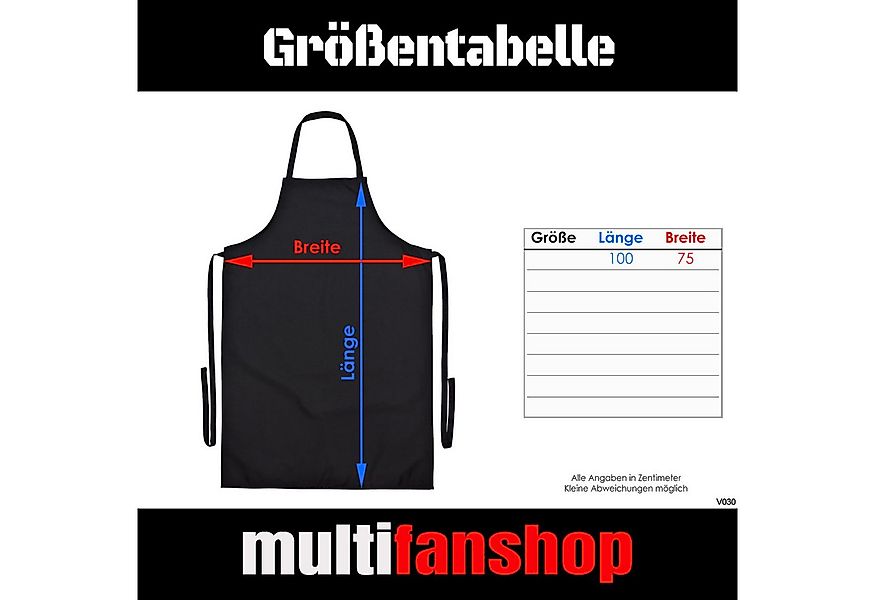 multifanshop Grillschürze Bayern - Meine Fankurve - Schürze günstig online kaufen
