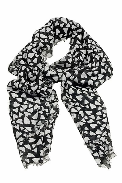 COLLEZIONE ALESSANDRO Modeschal "Cuore" 1 Stk. tlg. aus angenehmer Natur-Vi günstig online kaufen