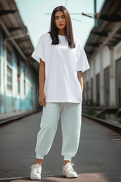 Reichstadt Oversize-Shirt Reichstadt Damen Oversized T-Shirt 24RSW058 in kr günstig online kaufen