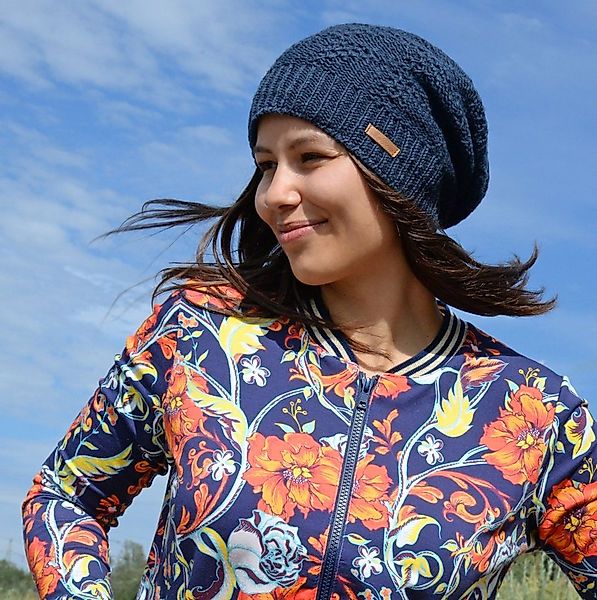 McRon Beanie Wollmütze Modell Lina gefüttert mit Fleece, hoher Schurwollant günstig online kaufen